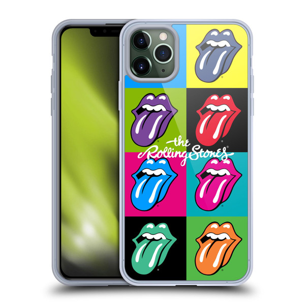 The Rolling Stones Licks Collection Pop Art 1 Soft Gel Case for Apple iPhone 11 Pro Max