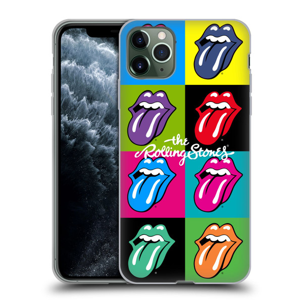 The Rolling Stones Licks Collection Pop Art 1 Soft Gel Case for Apple iPhone 11 Pro Max