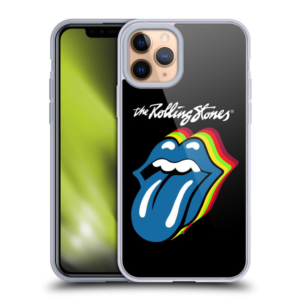 The Rolling Stones Licks Collection Pop Art 2 Soft Gel Case for Apple iPhone 11 Pro