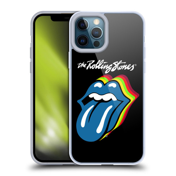 The Rolling Stones Licks Collection Pop Art 2 Soft Gel Case for Apple iPhone 12 Pro Max