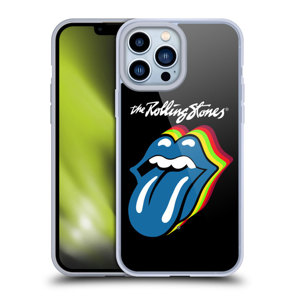 The Rolling Stones Licks Collection Pop Art 2 Soft Gel Case for Apple iPhone 13 Pro Max