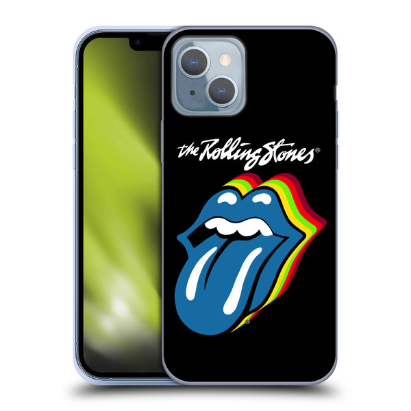 The Rolling Stones Licks Collection Pop Art 2 Soft Gel Case for Apple iPhone 14