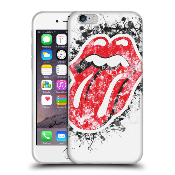 The Rolling Stones Licks Collection Distressed Look Tongue Soft Gel Case for Apple iPhone 6 / iPhone 6s