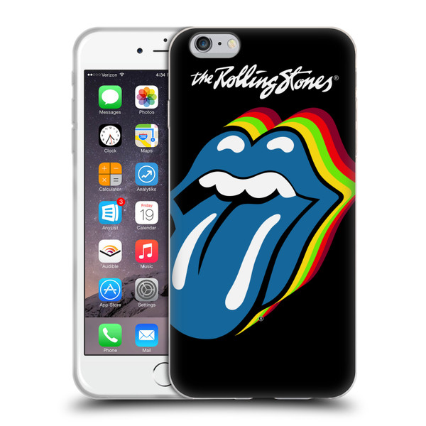 The Rolling Stones Licks Collection Pop Art 2 Soft Gel Case for Apple iPhone 6 Plus / iPhone 6s Plus