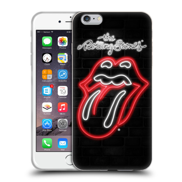 The Rolling Stones Licks Collection Neon Soft Gel Case for Apple iPhone 6 Plus / iPhone 6s Plus