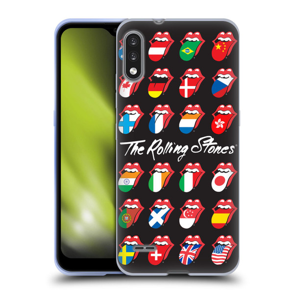 The Rolling Stones Licks Collection Flag Poster Soft Gel Case for LG K22