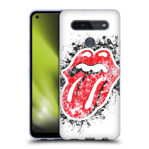 The Rolling Stones Licks Collection Distressed Look Tongue Soft Gel Case for LG K51S