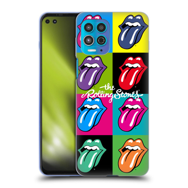 The Rolling Stones Licks Collection Pop Art 1 Soft Gel Case for Motorola Moto G100