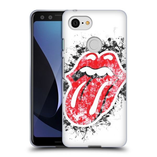 The Rolling Stones Licks Collection Distressed Look Tongue Soft Gel Case for Google Pixel 3