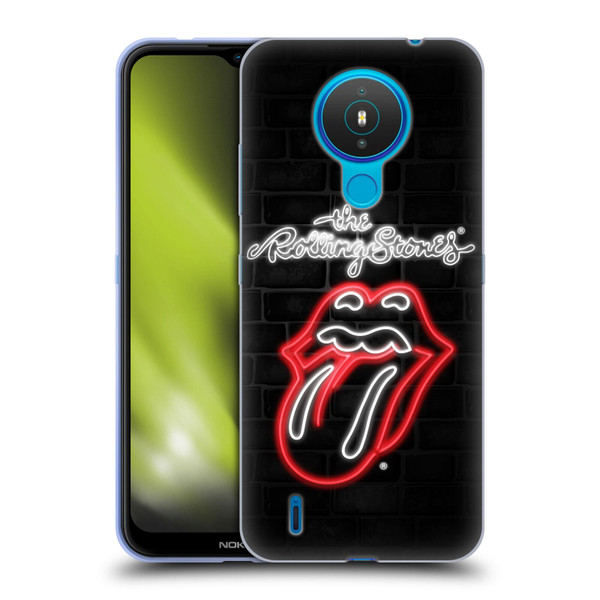 The Rolling Stones Licks Collection Neon Soft Gel Case for Nokia 1.4