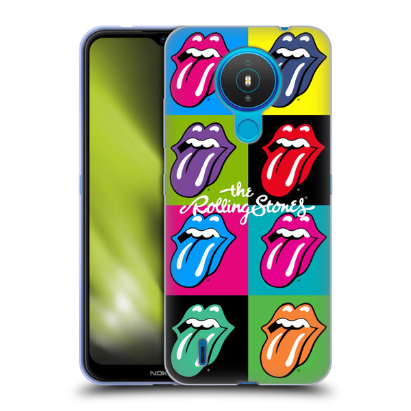 The Rolling Stones Licks Collection Pop Art 1 Soft Gel Case for Nokia 1.4