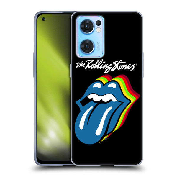 The Rolling Stones Licks Collection Pop Art 2 Soft Gel Case for OPPO Reno7 5G / Find X5 Lite