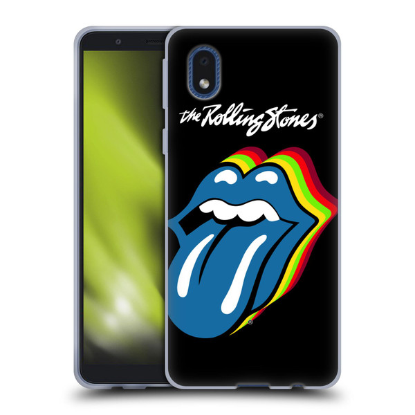 The Rolling Stones Licks Collection Pop Art 2 Soft Gel Case for Samsung Galaxy A01 Core (2020)