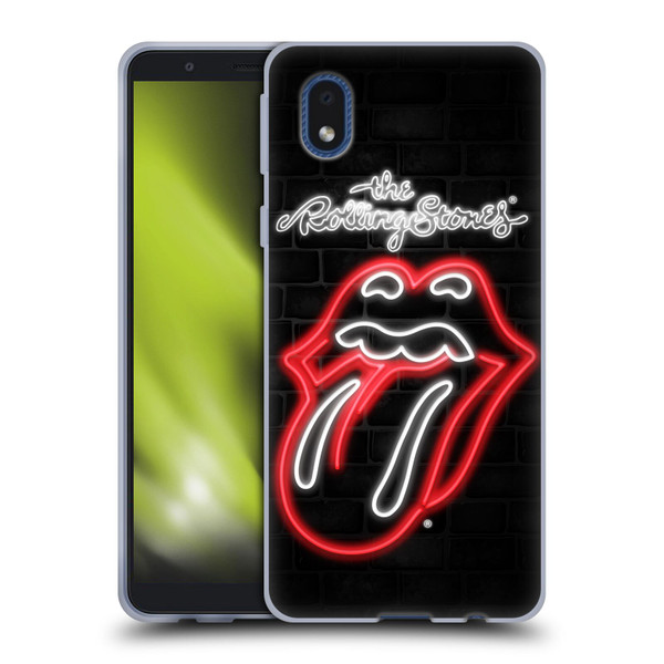 The Rolling Stones Licks Collection Neon Soft Gel Case for Samsung Galaxy A01 Core (2020)