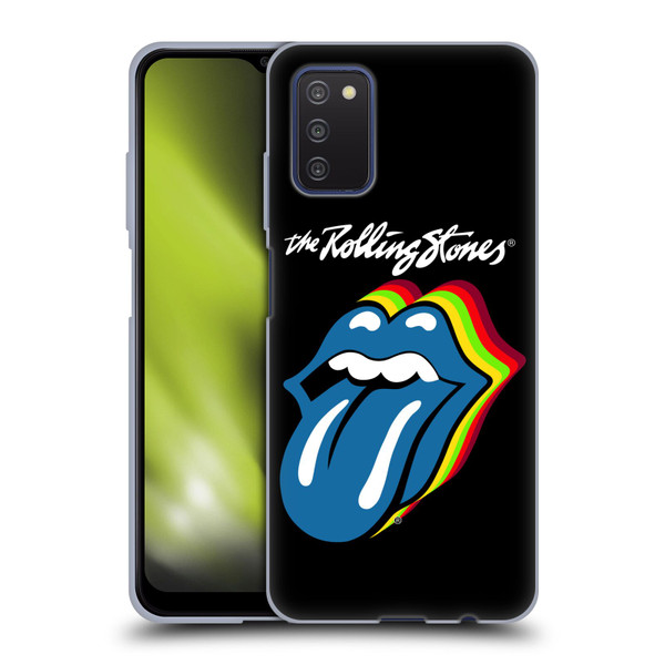 The Rolling Stones Licks Collection Pop Art 2 Soft Gel Case for Samsung Galaxy A03s (2021)