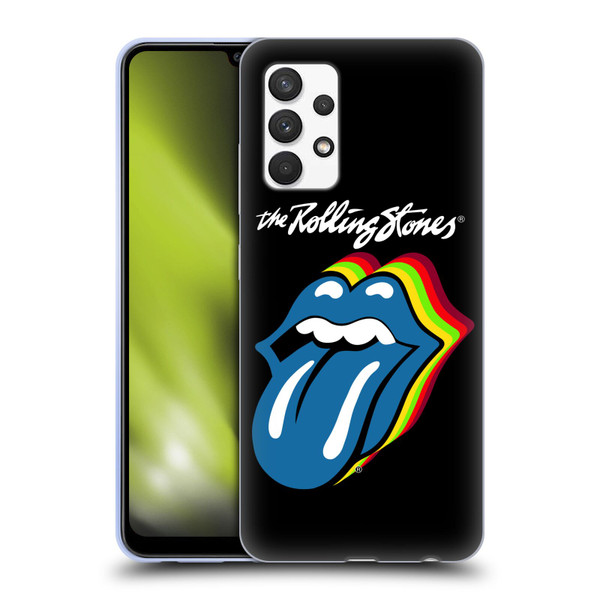 The Rolling Stones Licks Collection Pop Art 2 Soft Gel Case for Samsung Galaxy A32 (2021)
