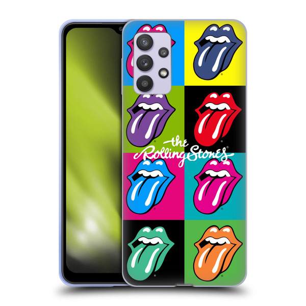 The Rolling Stones Licks Collection Pop Art 1 Soft Gel Case for Samsung Galaxy A32 5G / M32 5G (2021)