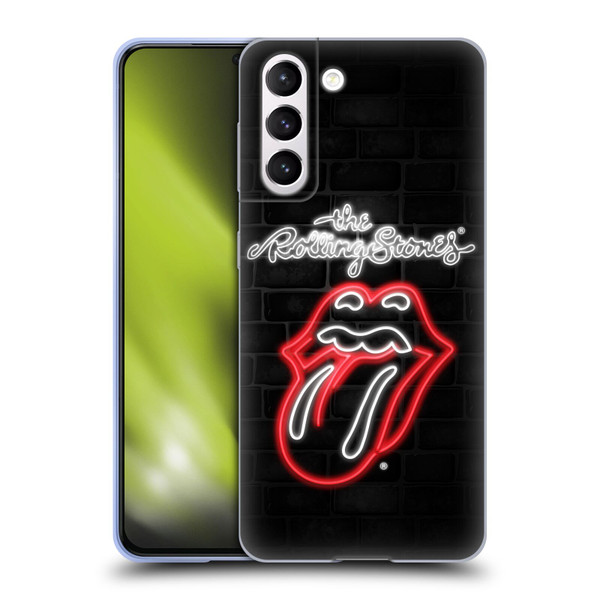 The Rolling Stones Licks Collection Neon Soft Gel Case for Samsung Galaxy S21 5G