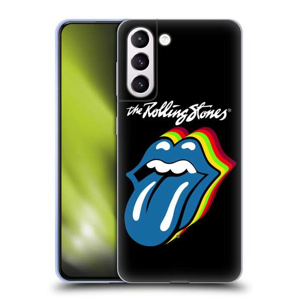 The Rolling Stones Licks Collection Pop Art 2 Soft Gel Case for Samsung Galaxy S21+ 5G