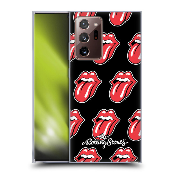 The Rolling Stones Licks Collection Tongue Classic Pattern Soft Gel Case for Samsung Galaxy Note20 Ultra / 5G