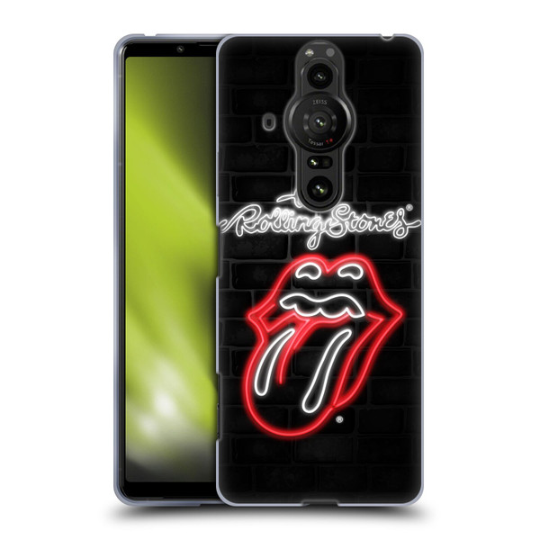 The Rolling Stones Licks Collection Neon Soft Gel Case for Sony Xperia Pro-I