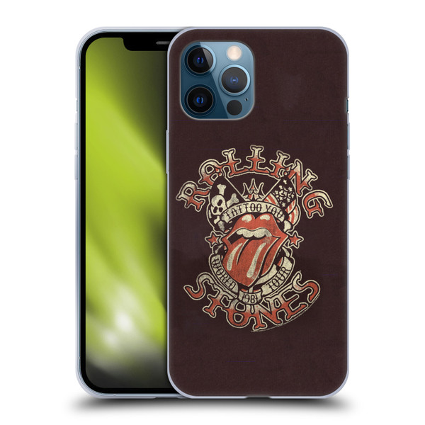 The Rolling Stones Tours Tattoo You 1981 Soft Gel Case for Apple iPhone 12 Pro Max