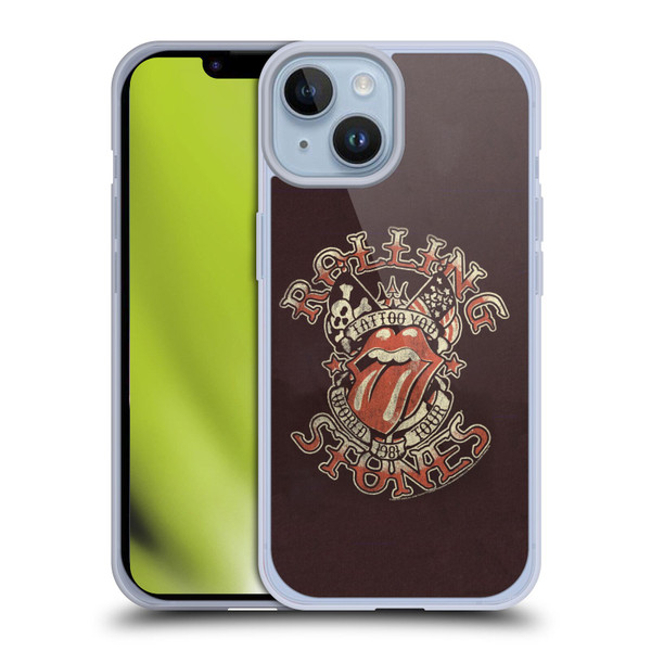 The Rolling Stones Tours Tattoo You 1981 Soft Gel Case for Apple iPhone 14