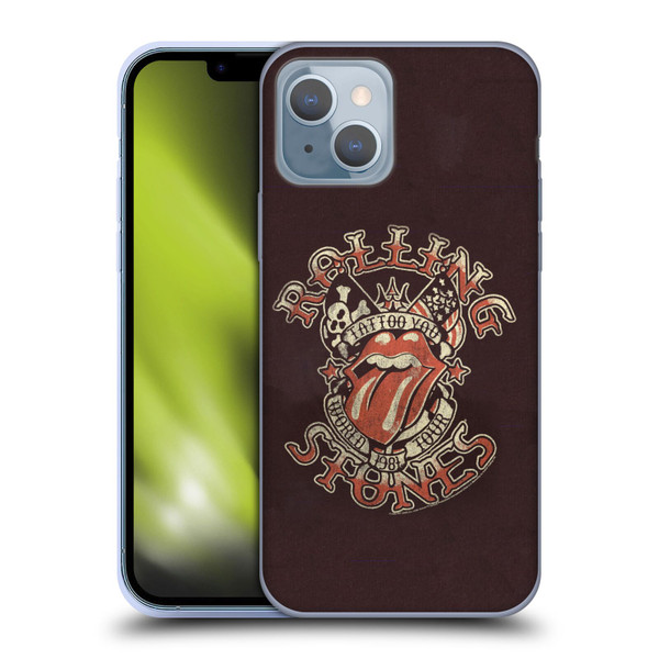 The Rolling Stones Tours Tattoo You 1981 Soft Gel Case for Apple iPhone 14
