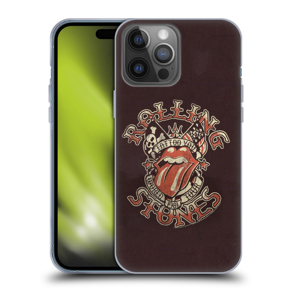 The Rolling Stones Tours Tattoo You 1981 Soft Gel Case for Apple iPhone 14 Pro Max