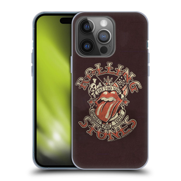 The Rolling Stones Tours Tattoo You 1981 Soft Gel Case for Apple iPhone 14 Pro