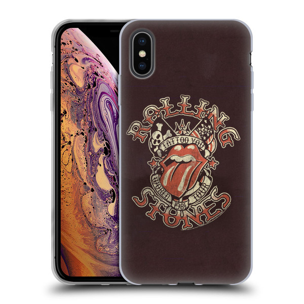The Rolling Stones Tours Tattoo You 1981 Soft Gel Case for Apple iPhone XS Max