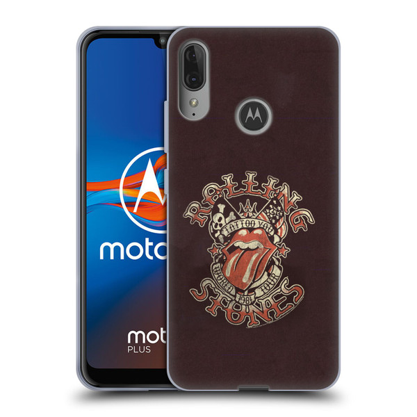 The Rolling Stones Tours Tattoo You 1981 Soft Gel Case for Motorola Moto E6 Plus