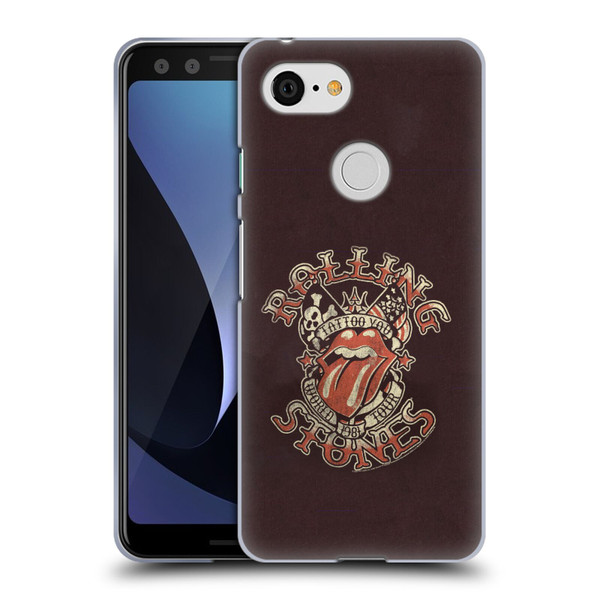 The Rolling Stones Tours Tattoo You 1981 Soft Gel Case for Google Pixel 3