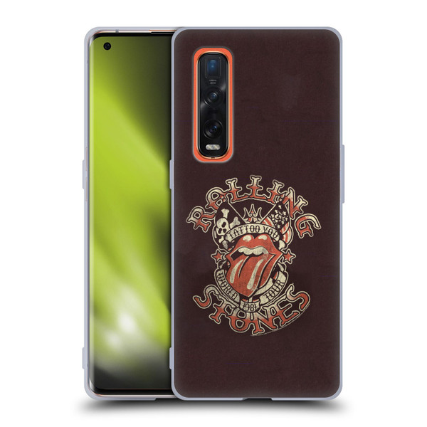 The Rolling Stones Tours Tattoo You 1981 Soft Gel Case for OPPO Find X2 Pro 5G