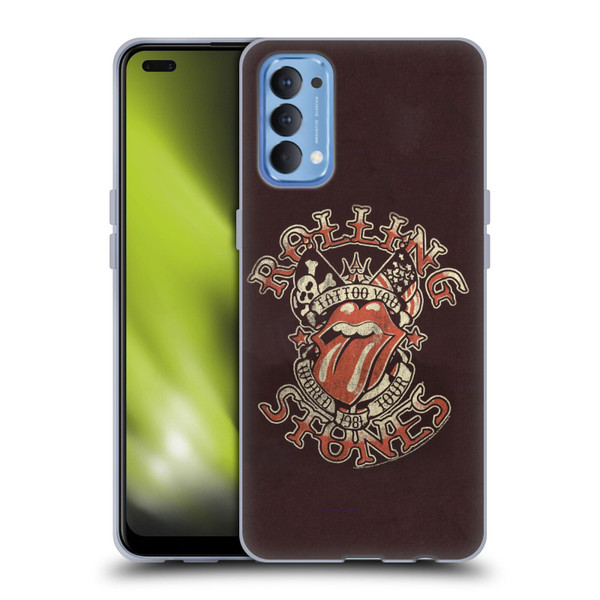 The Rolling Stones Tours Tattoo You 1981 Soft Gel Case for OPPO Reno 4 5G