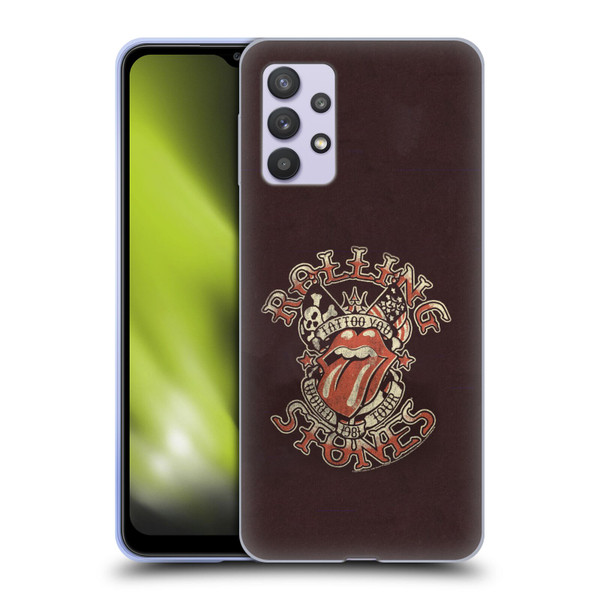 The Rolling Stones Tours Tattoo You 1981 Soft Gel Case for Samsung Galaxy A32 5G / M32 5G (2021)