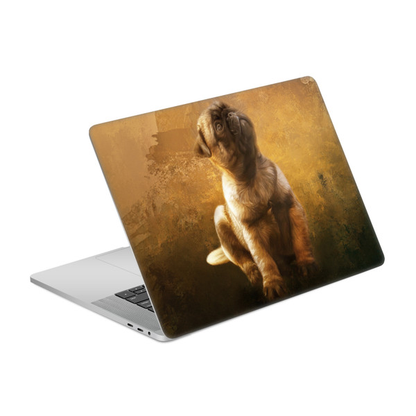 Simone Gatterwe Animals Pug Puppy Vinyl Sticker Skin Decal Cover for Apple MacBook Pro 15.4" A1707/A1990