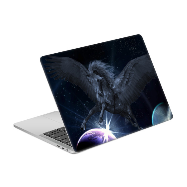 Simone Gatterwe Unicorn Black Pegasus Vinyl Sticker Skin Decal Cover for Apple MacBook Pro 13" A2338