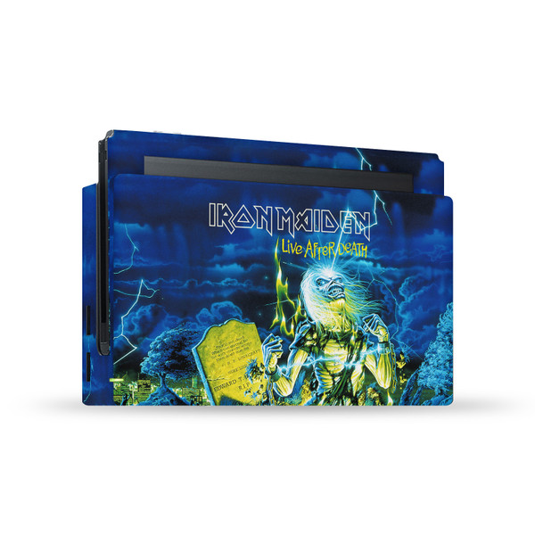 Iron Maiden Graphic Art Live After Death Vinyl Sticker Skin Decal Cover for Nintendo Switch Console & Dock