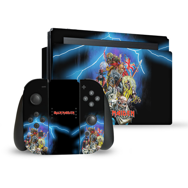 Iron Maiden Graphic Art Best Of Beast Vinyl Sticker Skin Decal Cover for Nintendo Switch Bundle