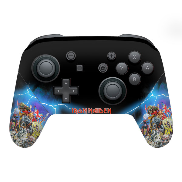 Iron Maiden Graphic Art Best Of Beast Vinyl Sticker Skin Decal Cover for Nintendo Switch Pro Controller