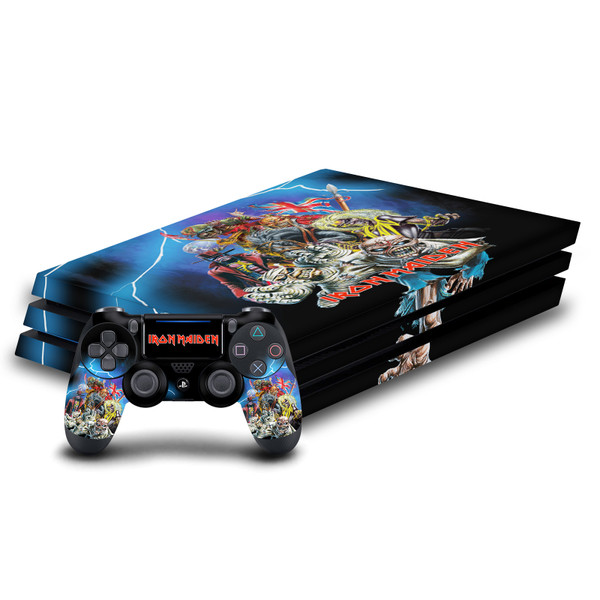 Iron Maiden Graphic Art Best Of Beast Vinyl Sticker Skin Decal Cover for Sony PS4 Pro Bundle