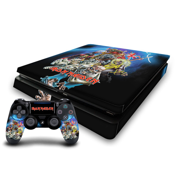 Iron Maiden Graphic Art Best Of Beast Vinyl Sticker Skin Decal Cover for Sony PS4 Slim Console & Controller
