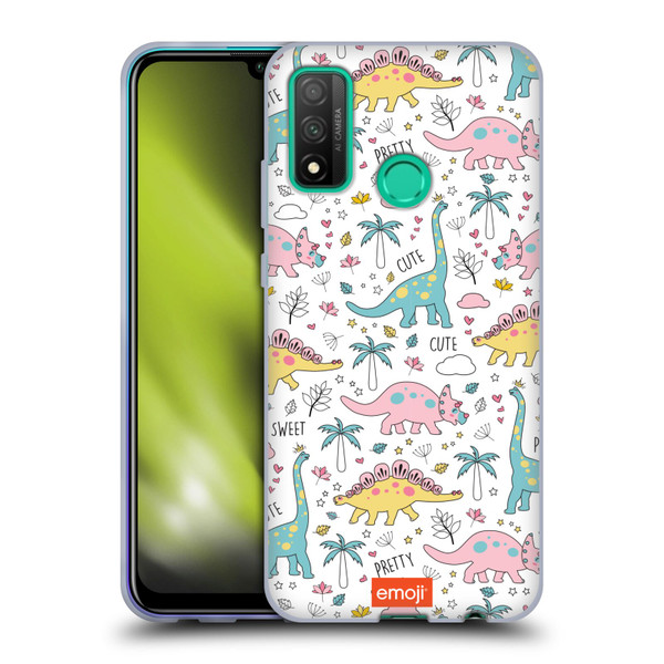 emoji® Cutesy Dinosaurs Soft Gel Case for Huawei P Smart (2020)