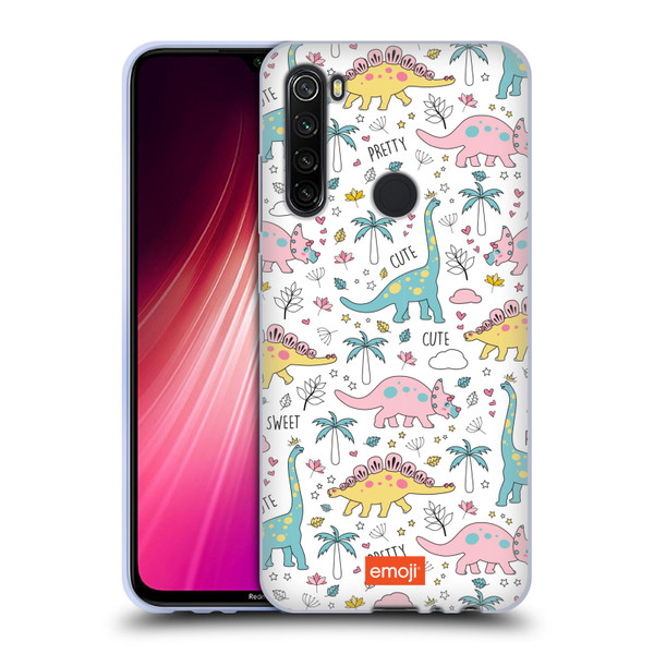 emoji® Cutesy Dinosaurs Soft Gel Case for Xiaomi Redmi Note 8T