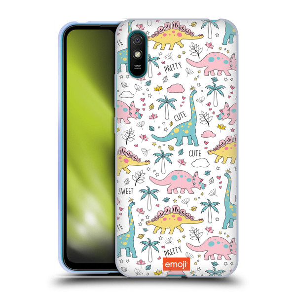 emoji® Cutesy Dinosaurs Soft Gel Case for Xiaomi Redmi 9A / Redmi 9AT