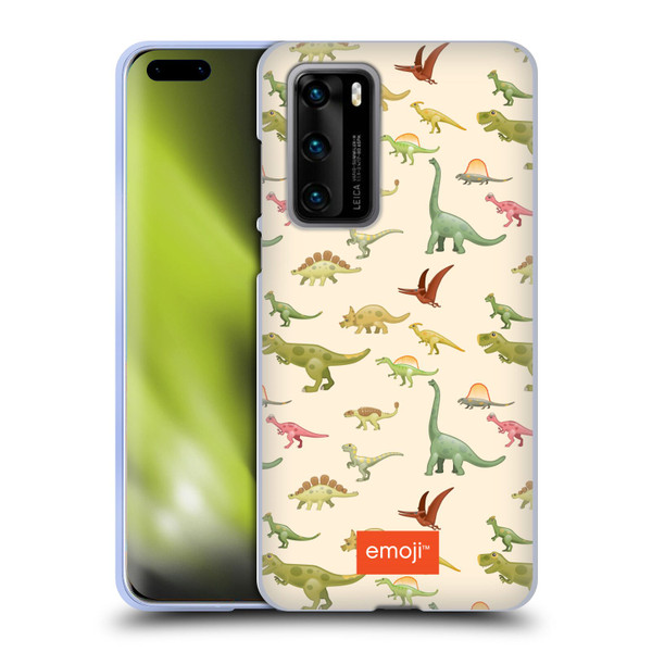 emoji® Dinosaurs Migration Soft Gel Case for Huawei P40 5G