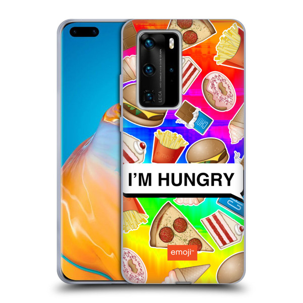 emoji® Food Hungry Soft Gel Case for Huawei P40 Pro / P40 Pro Plus 5G