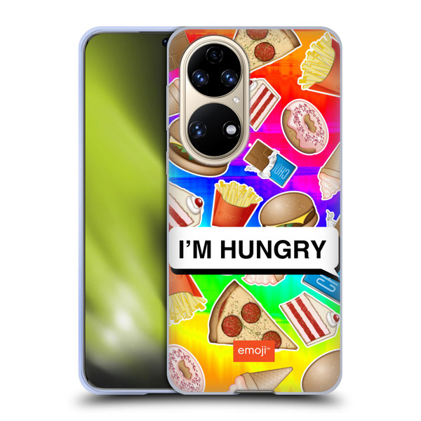 emoji® Food Hungry Soft Gel Case for Huawei P50