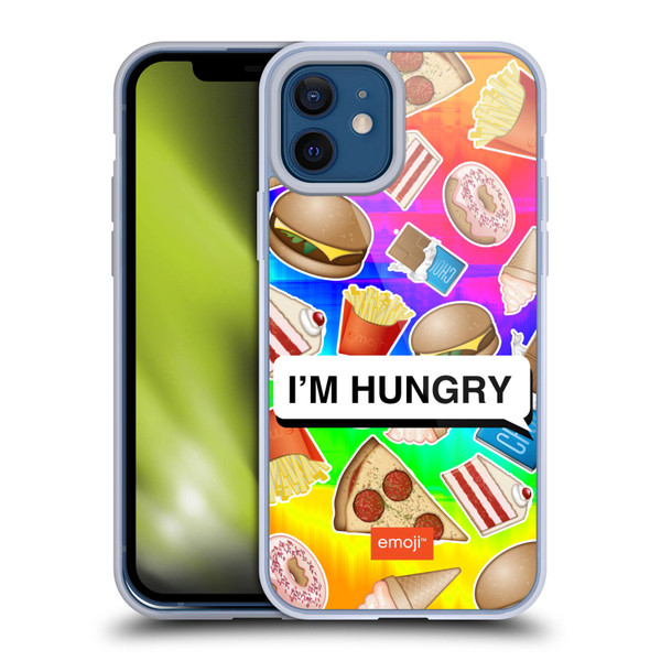 emoji® Food Hungry Soft Gel Case for Apple iPhone 12 / iPhone 12 Pro